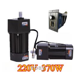 Motor New Adapter Electric 370W Motor Variable Speed Controller Gear Box 220V AC