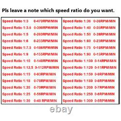 Motor New Adapter Electric 370W Motor Variable Speed Controller Gear Box 220V AC