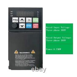 Motor Speed Controller 3 Phase 380V VFD Variable Frequency Drive 0 75KW