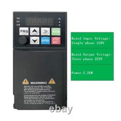 Motor Speed Controller VFD 220V 1Phase Input 3Phase Output 2 2KW Variable Drive