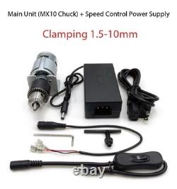Multifunctional Mini Bench Drill with High Torque and High-Speed 775 Motor