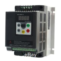 NEW 2.2KW 220V Single To 3 Phase Variable Frequency Converter Motor Speed Driv