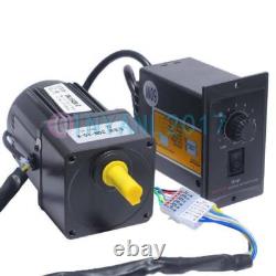 NEW 220V 15W AC gear motor electric motor variable speed controller 110 125RPM