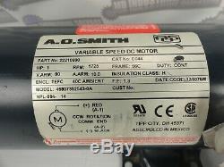 (NEW) A. O. SMITH Variable Speed DC MOTOR PN # 22210800, 1-HP, 1725-RPM