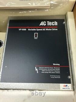 NEW AC Tech 3/4 HP Variable Speed AC Motor Drive VP1207R, 230V