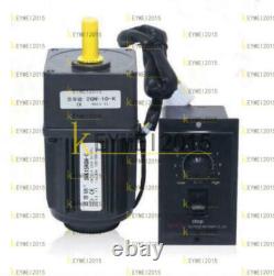 NEW Electric Motor Variable Speed Controller 15W AC220V Gear Motor 110 125RPM