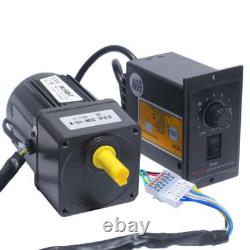 NEW Electric Motor Variable Speed Controller 15W AC220V Gear Motor 110 125RPM