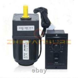 NEW Electric Motor Variable Speed Controller 15W AC220V Gear Motor 110 125RPM