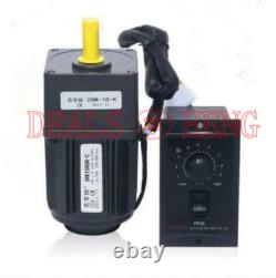 NEW Electric Motor Variable Speed Controller 15W AC220V Gear Motor 110 125RPM