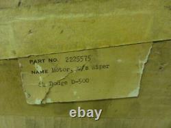 NOS 1961 1968 Dodge Truck Variable Speed Wiper Motor D W 2225575