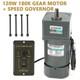 New 180k Ac Gear Motor Electric Motor Cwithccw Variable Speed Controller 220v 120w