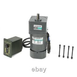New 180K AC Gear Motor Electric Motor CWithCCW Variable Speed Controller 220V 120W