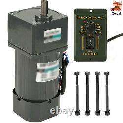 New 220V 120W 5K AC Gear Motor Electric Motor Variable Speed Controller 0-270RPM