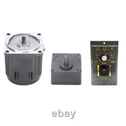 New 220V 120W 5K AC Gear Motor Electric Motor Variable Speed Controller 0-270RPM