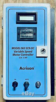 New Acrison Model 060 Scr-dc Variable Speed DC Motor Controller 1/8-1hp Freeship