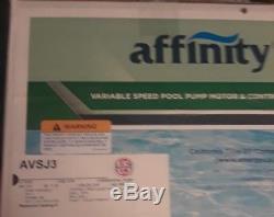 New! Affinity Variable Speed Pool Pump Motor with Control! AVSJ3