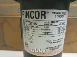 New Fincor 9305018tf Variable Speed DC Motor 1/2 HP 56c Frame 180 VDC