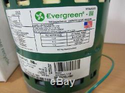 New Genteq Evergreen, 5SME39HXL110, Variable Speed Blower 1/2hp Electric Motor