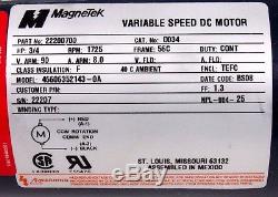 New Magnetek 46606352143-0a Variable Speed DC Motor 22200700