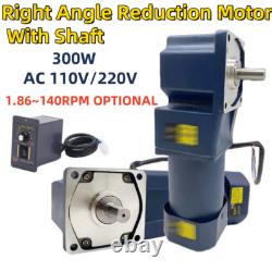 New Output Reduction Motor With Shaft 300W Right Angle Variable Speed Controller