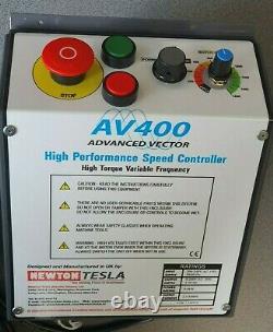 New design! AV400 Lathe speed controller and 1/2hp motor suits Myford ML10