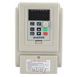 PWM 220V AC Variable Frequency Drive VFD Speed Controller 1PH Input Output 2.2KW