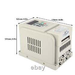 PWM 220V AC Variable Frequency Drive VFD Speed Controller 1PH Input Output 2.2KW