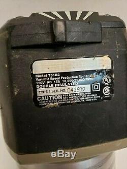 Porter Cable 75182 HD Variable Speed Router Motor 15 Amp 3-1/4 HP Free Shipping