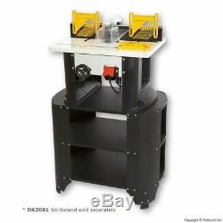 Powered Router Table with New High Torque, Variable Speed Motor