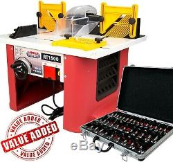 Precision Bench Top Router Table with Built In 1500w Variable Speed Motor 240v