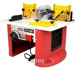 Precision Bench Top Router Table with Built In 1500w Variable Speed Motor 240v