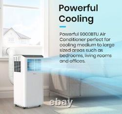 Pro Breeze 4-in-1 Portable Air Conditioner 9000 BTU with Remote Control