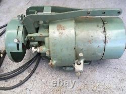 REX / Hitachi Industrial Variable Speed Sewing Machine Motor & Pedal 1/3hp 110v