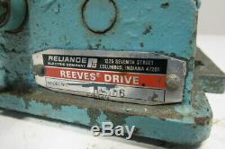 Reeves H-386 Variable Speed Motor Mount Base From Niagara A-15 Punch Press