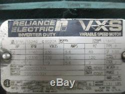 Reliance VXS Variable Speed Motor 01MLJ5246 C002DA 2HP 1160/2300RPM 230V Used