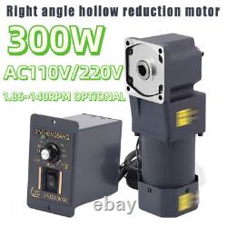 RightAngle Electric Variable Speed Controller 300W Hollow Output Reduction Motor