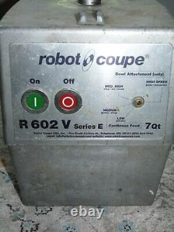 Robot Coupe R602 Series E Food Processor 3 HP Base Motor Only for Parts 115V