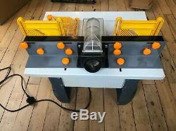 Rutlands router table with variable speed motor and extra tongue and groove bit