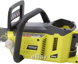 Ryobi Cordless Chainsaw 14 in. 40V Lithium-Ion Brushless Motor Variable Speed