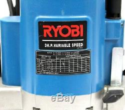 Ryobi RE-600 3HP 15A Heavy Duty Router Variable Speed, Soft Start Motor AS IS