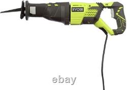 Ryobi Reciprocating Saw 12 Amp Powerful Motor Variable Speed Anti Vibration NEW