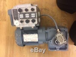 SEW motor gearbox and inverter 0.55kw, Variable ouput speed 44 to 290 RPM