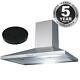 Sia Chl60ss 60cm Stainless Steel Chimney Cooker Hood Extractor And Carbon Filter