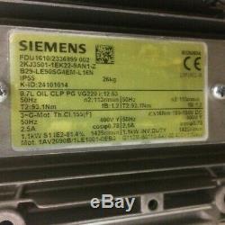 Seimens motor gearbox and inverter 1.1kw, Variable ouput speed 20 to 113 RPM