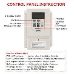 Single-phase Variable Frequency Drive Speed Controller VFD 20A Inverter