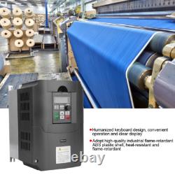Single to 3 Phase Variable Frequency Drives 7.5KW 220V 380V Motor Speed Control