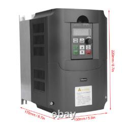 Single to 3 Phase Variable Frequency Drives 7.5KW 220V 380V Motor Speed Control
