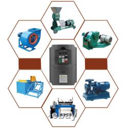 Single to 3 Phase Variable Frequency Drives 7.5KW 220V 380V Motor Speed Control