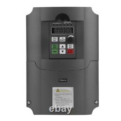 Single to 3 Phase Variable Frequency Drives 7.5KW 220V 380V Motor Speed Control