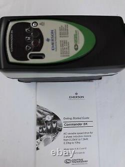 Skb3400075 Emerson. Ac Variable Speed Drive For 3 Phase Induction Motor 0.75kw